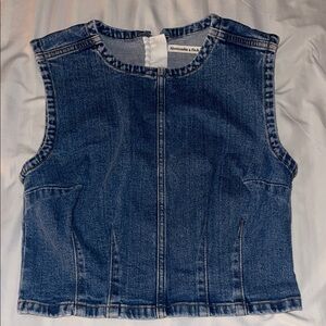 Abercrombie & Fitch Denim top